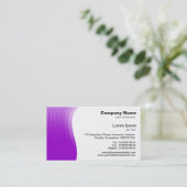 Golfmarge - Paars Visitekaartje (Staand voorkant)