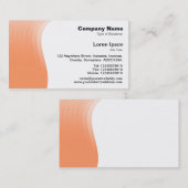 Golfmarge - peach visitekaartje (Voorkant / Achterkant)