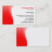 Golfmarge - rood visitekaartje (Voorkant / Achterkant)