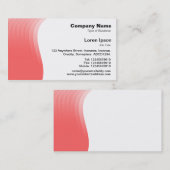 Golfmarge - tropisch roze visitekaartje (Voorkant / Achterkant)