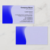 Golfmarge v2 - blauw visitekaartje (Voorkant / Achterkant)