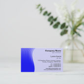 Golfmarge v2 - blauw visitekaartje (Staand voorkant)