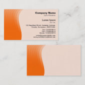 Golfmarge v2 - Oranje Visitekaartje (Voorkant / Achterkant)