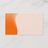 Golfmarge v2 - Oranje Visitekaartje (Achterkant)