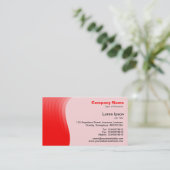 Golfmarge v2 - Rood Visitekaartje (Staand voorkant)