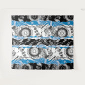 Golfmechanisme – Abstract Extra-Groot Wandtapijt Wandkleed (Voorkant (horizontaal))