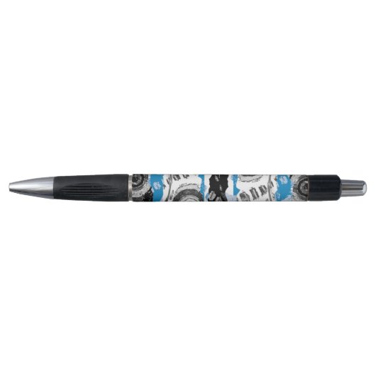 Golfmechanisme – Custom pen “Emmy” (balpen) (Voorkant)