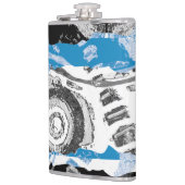 Golfmechanisme – Flask met op maat gemaakte vinylw Heupfles (Links)