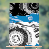 Golfmechanisme – Op maat gemaakt 20" x 30" acrylaa Acryl Bord (Neutraal)