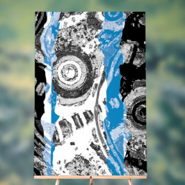 Golfmechanisme – op maat gemaakt acryl bord van 24