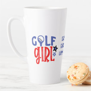 Golfmeisje Gepersonaliseerd late Mok