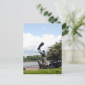 Golfmeisje van Savannah Georgia Briefkaart (Staand voorkant)