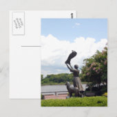 Golfmeisje van Savannah Georgia Briefkaart (Voorkant / Achterkant)