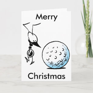 Golfmier Vrolijk Kerstfeest Kaart