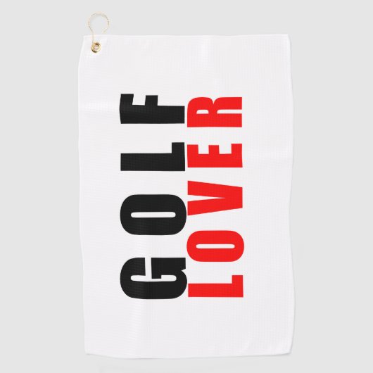 Golfminnaar Golfhanddoek (Voorkant)