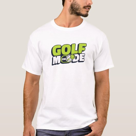 Golfmodus op Golfer Golfing Legend Player Pro Golf T-shirt (Voorkant)