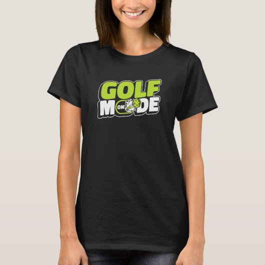 Golfmodus op Golfer Golfing Legend Player Pro Golf T-shirt (Voorkant)