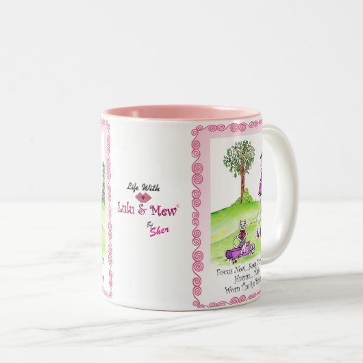 GolfMOK Tweekleurige Koffiemok (Voorkant rechts)