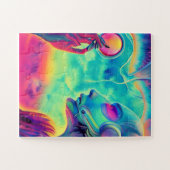 Golfmuziek, de 80s genaamd Surreëel landschap Legpuzzel (Horizontaal)