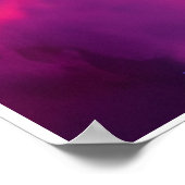 Golfmuziek, de 80s genaamd Surreëel landschap Poster (Hoek)