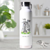 Golfnaammonogram Waterfles