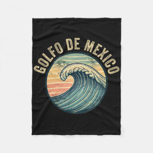 Golfo de Mexico Viva Mexico Golf van Mexico Souven Fleece Deken