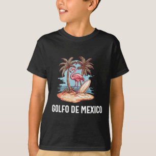 Golfo de Mexico Viva Mexico Golf van Mexico Souven T-shirt
