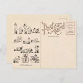  golfoefeningen Briefkaart (Voorkant / Achterkant)