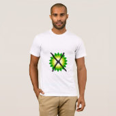 "Golfolievervuiling T shirt" T-shirt (Voorkant volledig)