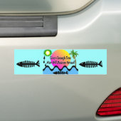 Golfolievlek T-Shirts "Man zal zichzelf gaan bevar Bumpersticker (Op auto)