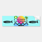 Golfolievlek T-Shirts "Man zal zichzelf gaan bevar Bumpersticker (Voorkant)