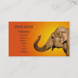 Golfolifant Visitekaartje