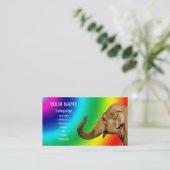 Golfolifant Visitekaartje (Staand voorkant)