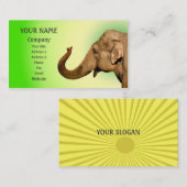 Golfolifant Visitekaartje (Voorkant / Achterkant)