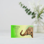 Golfolifant Visitekaartje (Staand voorkant)