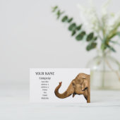 Golfolifant Visitekaartje (Staand voorkant)