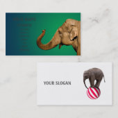 Golfolifant Visitekaartje (Voorkant / Achterkant)