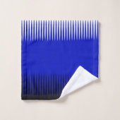 Golfontwerp blauw bad handdoek (Wasdoekje)