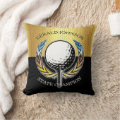 Golfontwerp met krans werpkussen kussen (Deken)