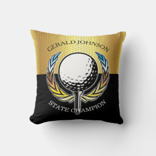 Golfontwerp met krans werpkussen kussen