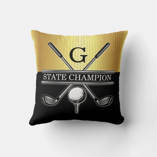 Golfontwerp met kransworp kussen (Achterkant)