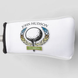 Golfontwerp met Sjabloon van groot monogram Golfheadcover