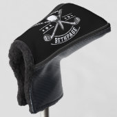 Golfontwerp met Sjabloon van groot monogram Golfheadcover (3/4 voorkant)