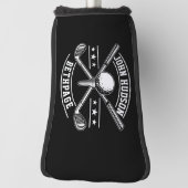 Golfontwerp met Sjabloon van groot monogram Golfheadcover (Draai 90)