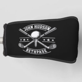 Golfontwerp met Sjabloon van groot monogram Golfheadcover