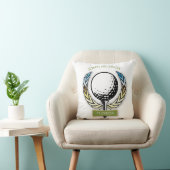 Golfontwerp met Sjabloon van groot monogram Kussen (Stoel)