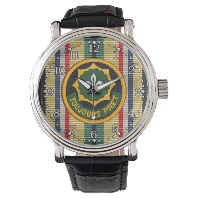 Golfoorlog 2e Pantserregiment Horloge (Voorkant)