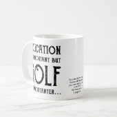 Golfopleiding Golfer Gepersonaliseerd Koffiemok (Voorkant links)