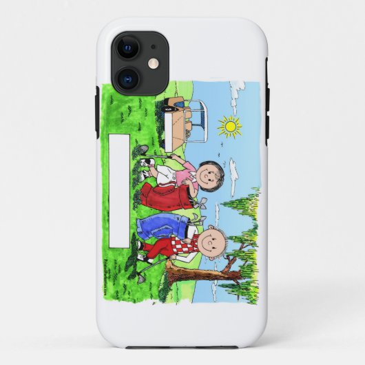 Golfpaar - Persoonlijke Cartoon Case-Mate iPhone Case (Achterkant)