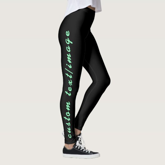 Golfpanty's voor vrouwen, Vrouwen Zwart Golf Leggi Leggings (Rechts)